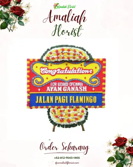 Sewa Papan Bunga Gambir